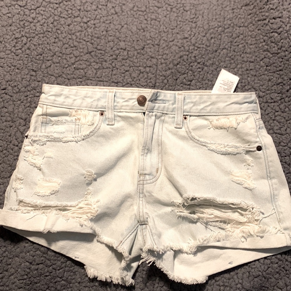 Abercrombie & Fitch Harper low rise jean shorts